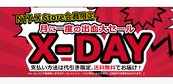 NTT-X Store　XDAY